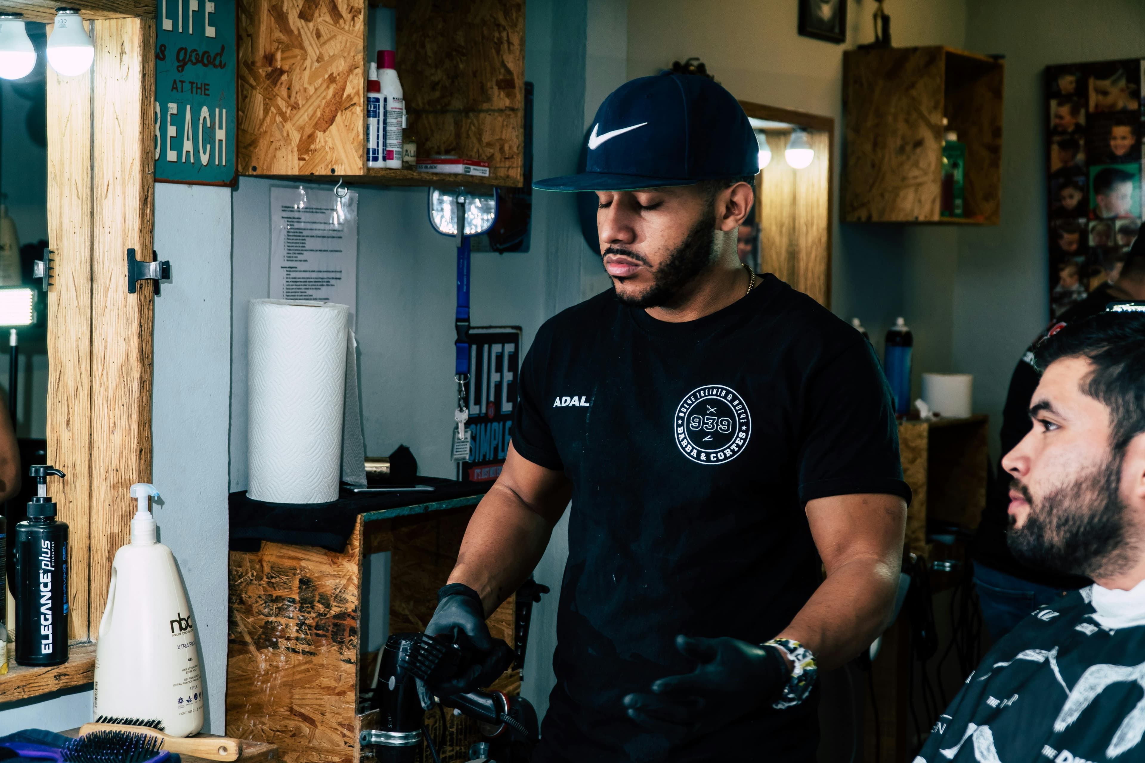 Low fade with texture